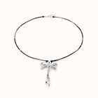 Long pendant necklace with a dragonfly
